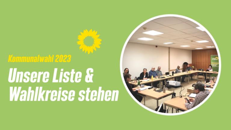 Henstedt-Ulzburger GRÜNE bestimmen KandidatInnen zur Kommunalwahl 2023