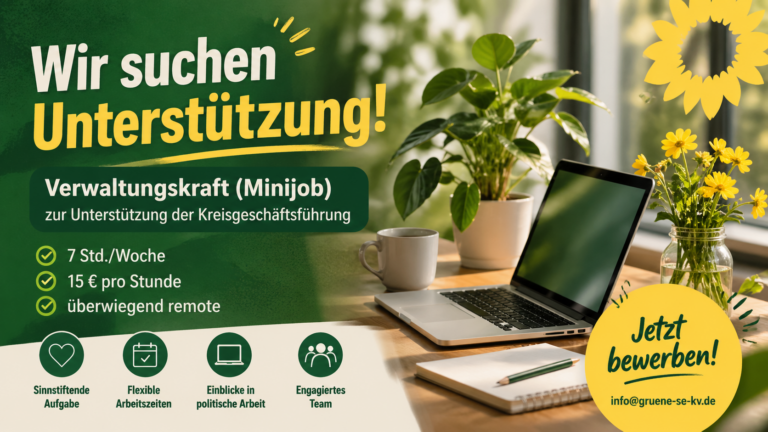 🌻 Wir suchen Unterstützung: Verwaltungskraft (Minijob)